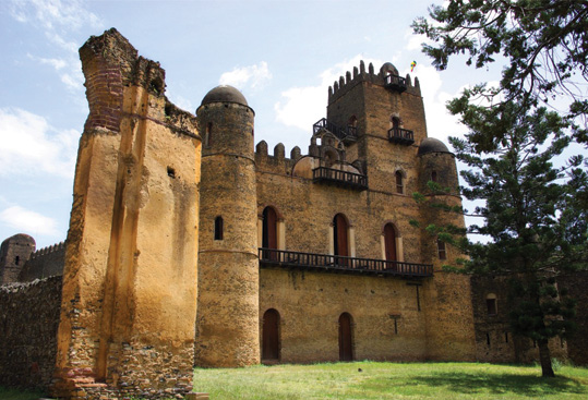 Fasil Ghebbi Gondar UNESCO World Heritage Site Ethiopia